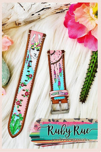 custom hand painted watch bands