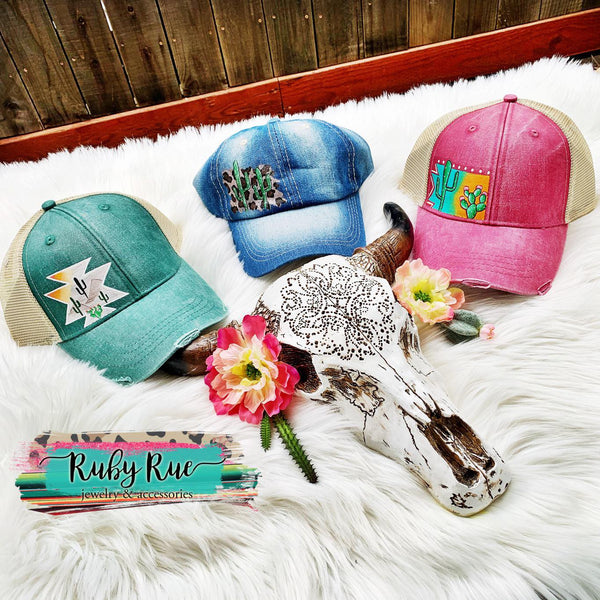 Hand Painted Hats - Ruby Rue Jewelry & Accessories