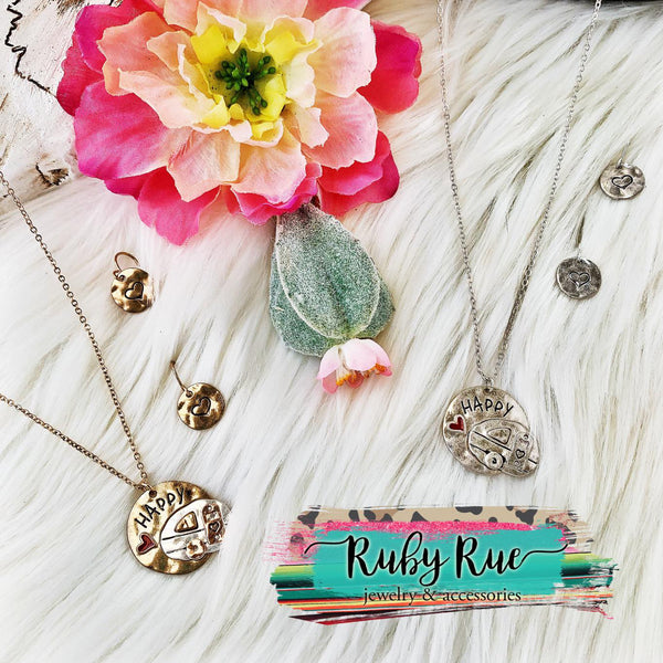 Happy Camper Necklace - Ruby Rue Jewelry & Accessories