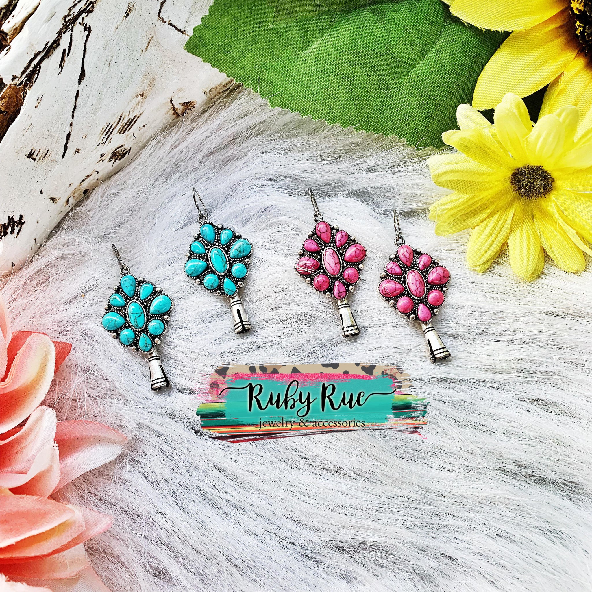 Colorful Squash Earrings - Ruby Rue Jewelry & Accessories