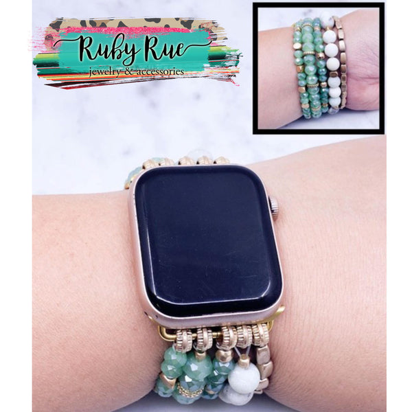 Beaded Apple Watch Bands - Ruby Rue Jewelry & Accessories