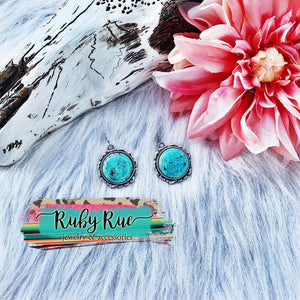 Harper Turquoise Earrings - Ruby Rue Jewelry & Accessories