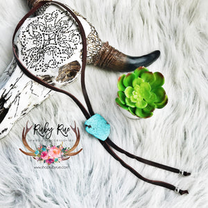 Turquoise Slab Boho - Ruby Rue Jewelry & Accessories