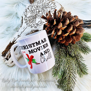 Christmas Movies & Chill Mug - Ruby Rue Jewelry & Accessories