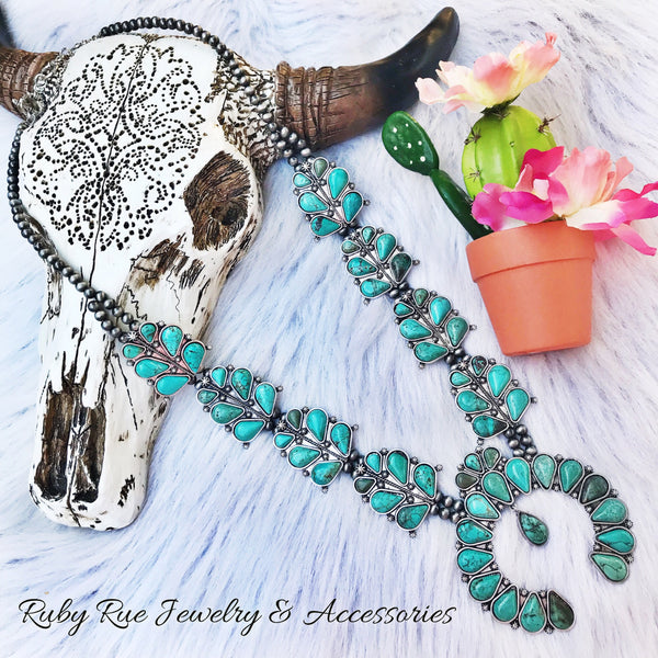 The Hope Turquoise Squash - Ruby Rue Jewelry & Accessories