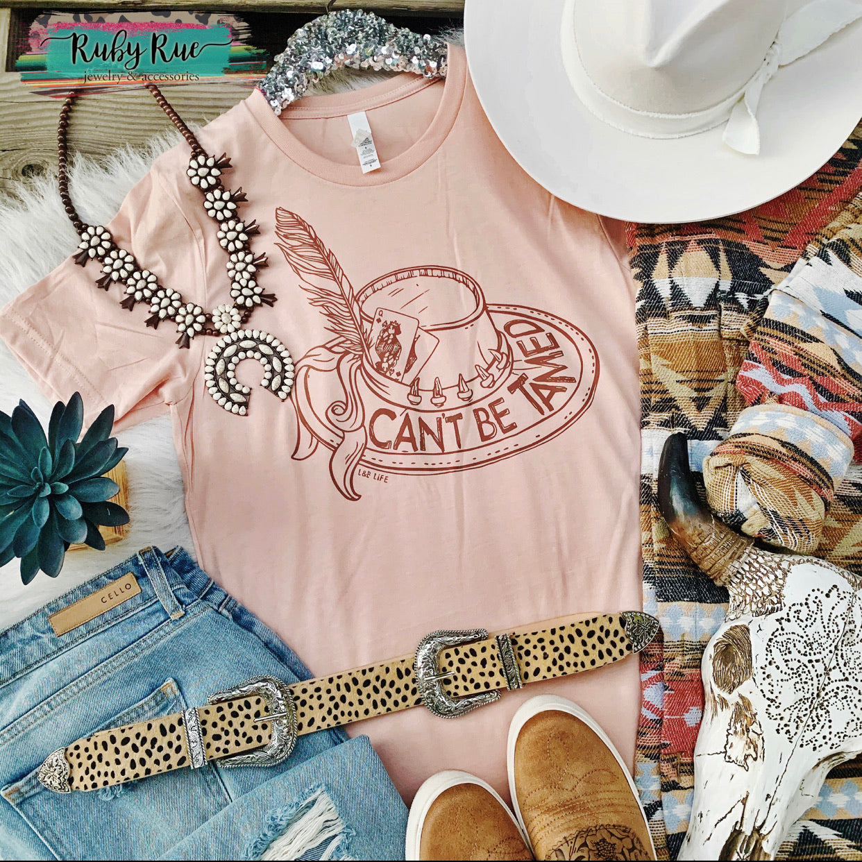 Can’t Be Tamed Tee - Ruby Rue Jewelry & Accessories