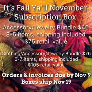 November Accessory/Jewelry Subscription Box - Ruby Rue Jewelry & Accessories