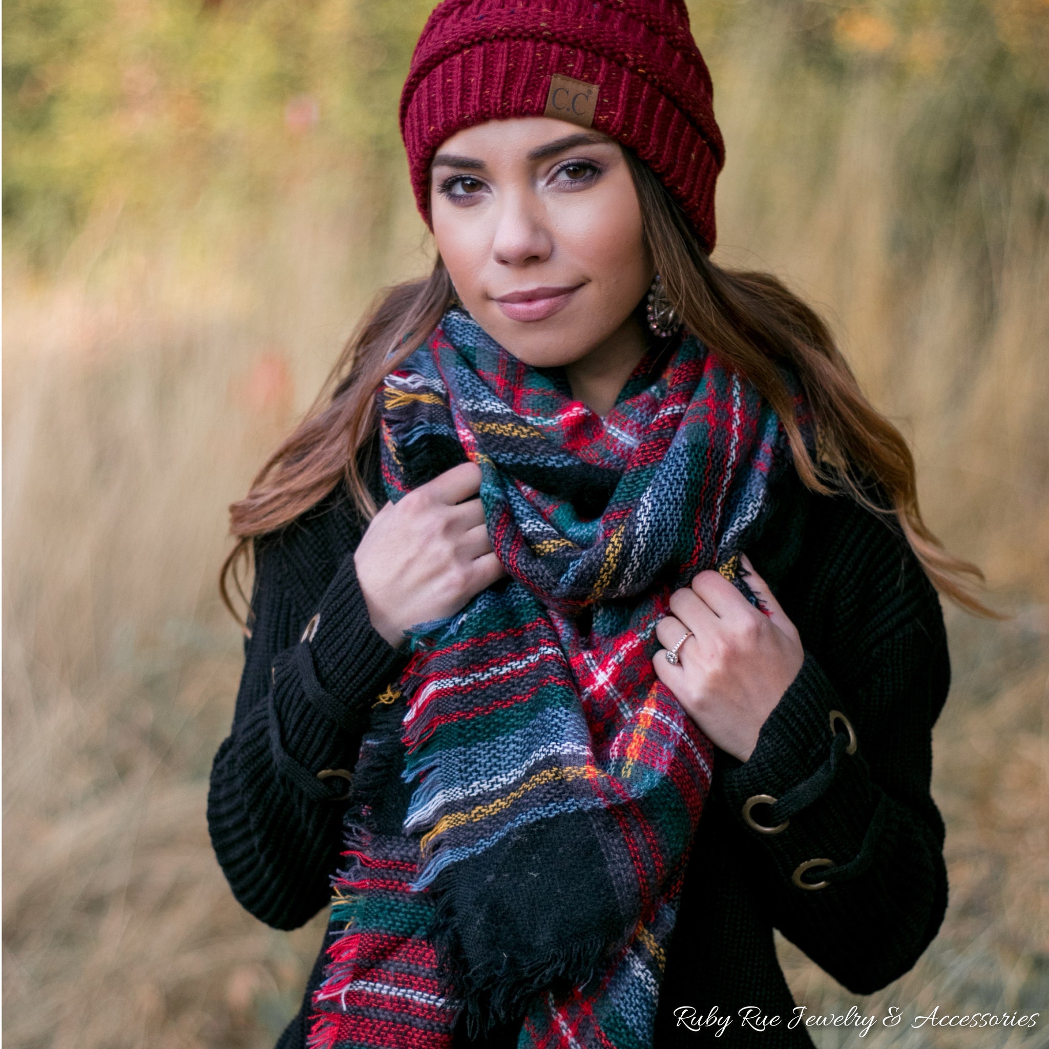 Deck the Halls Blanket Scarf - Ruby Rue Jewelry & Accessories