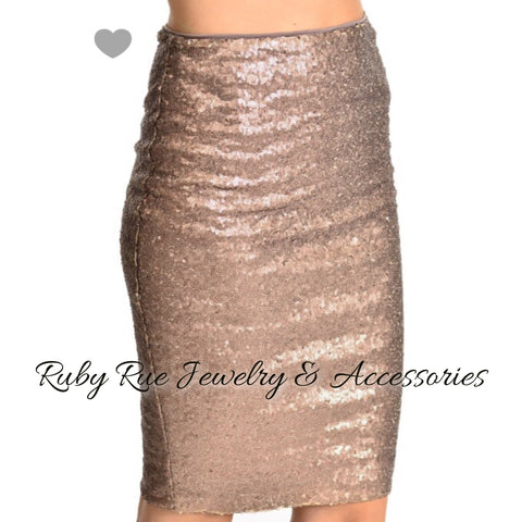 Vegas Nights Sequin Skirt - Ruby Rue Jewelry & Accessories