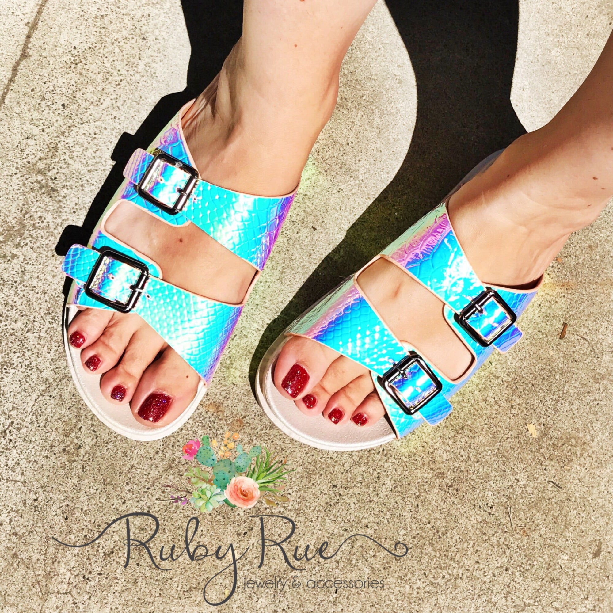 Unicorn Sandals - Ruby Rue Jewelry & Accessories