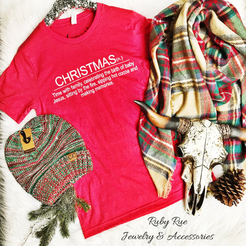 Christmas Definition Tee - Ruby Rue Jewelry & Accessories